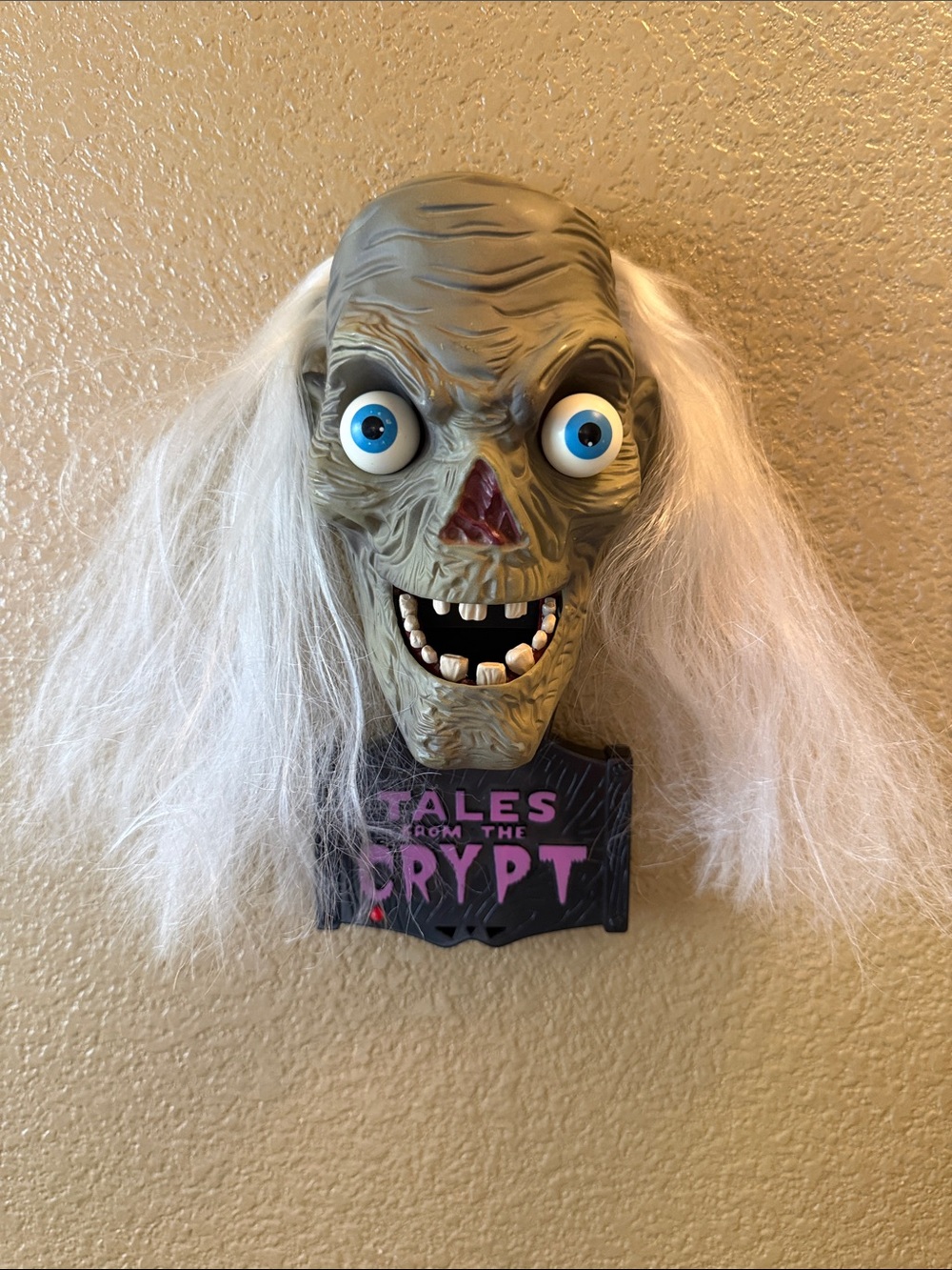 1996 Vintage Tales From The Crypt Wall-Mounted Horror Head -
